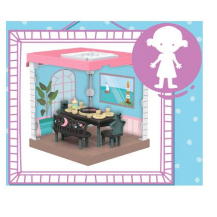 Домик для кукол  "Girl's club", кукла в компл. (в ассорт.), свет. эффекты, размер