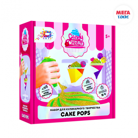 Набор крем-массы для моделирования Cake Pops ТМ Candy Cream (12 шт)