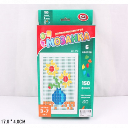 Ф Развивающая игра Мозаика 150 элементов, 5 цветов