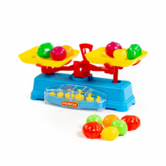 Игровой набор "Весы+ н-р продуктов" в сеточке