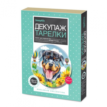 Декупаж тарелки Мечта о небе
