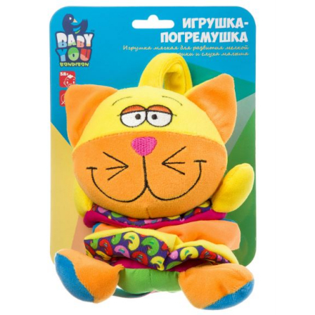 Гармошка КОТ 14 см., Bondibon ВВ1302-КОТ