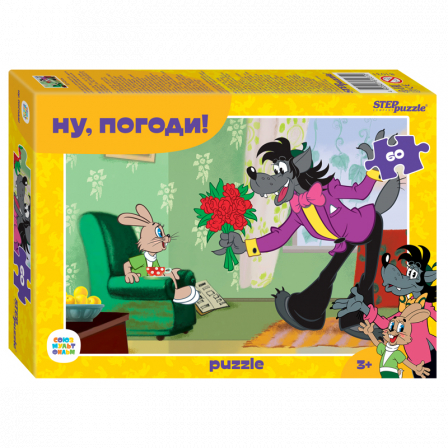 Пазлы 60 "Ну, погоди!" (С/м)