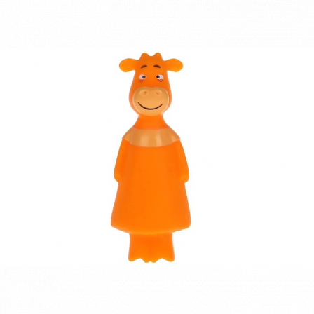 Игрушка для ванны Оранжевая корова Ма, 10см КАПИТОШКА