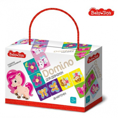 Домино "Для девчонок" Baby Toys