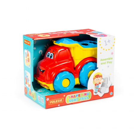 Игрушка развивающая "Автомобиль-самосвал" (в коробке)