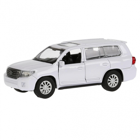 Машина металл "TOYOTA LAND CRUISER" 12,5см БЕЛЫЙ