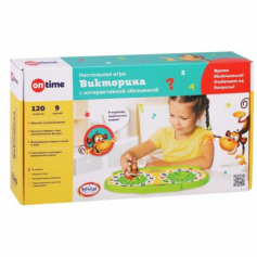 Настольная игра "Викторина", с интерактивной обезьянкой