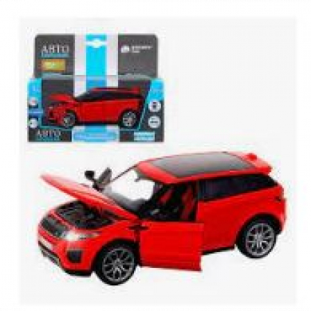 Машинка металл.ТМ "Автопанорама" 1:32  2017 Land Rover Range Rover Evoque HSE, красный, откр.