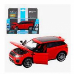 Машинка металл.ТМ "Автопанорама" 1:32  2017 Land Rover Range Rover Evoque HSE, красный, откр.
