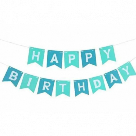 А Растяжка  Happy Birthday