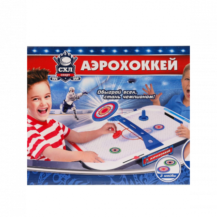 Настольная игра аэрохоккей кор.24*16*6см Играем вместе