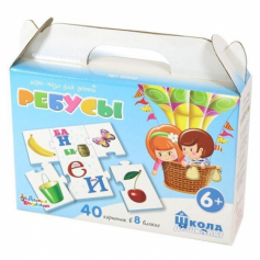Пазл-игра для детей "Ребусы" 40 эл