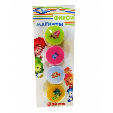Магниты 30 мм, 4шт. ФИКСИКИ.