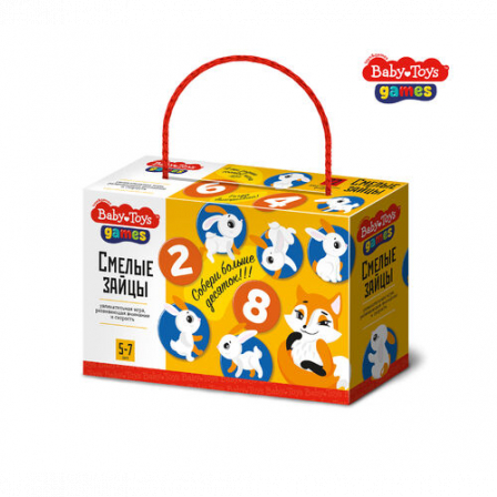 Игра настольная "Смелые зайцы" Baby Toys Gаmes
