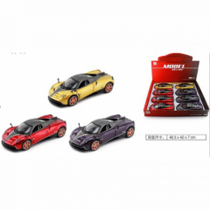 Машина металл.  Pagani Huayra, звук, свет, 8шт в дисплее №24251