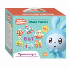Мозаика "puzzle" 6в1 "Малышарики" (RIKI)