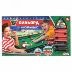 Настольная игра бильярд , в кор. ТМ "ИГРАЕМ ВМЕСТЕ"