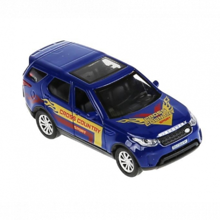 Машина металл свет-звук land rover discovery спорт 12см, инерц., синий в кор. Технопарк