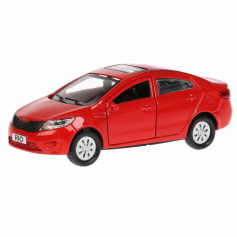 Машина металл "KIA RIO" 12см, открыв. двери, инерц, красный Технопарк