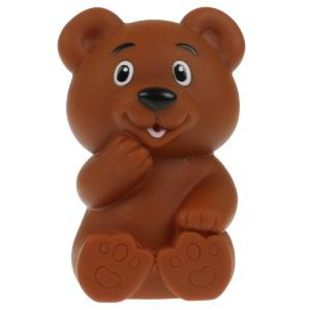 Игрушка для ванны мишка сетка, хенгтег КАПИТОШКА в кор.100шт