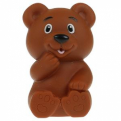 Игрушка для ванны мишка сетка, хенгтег КАПИТОШКА в кор.100шт