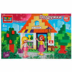 Конструктор домик, 115 дет. Город мастеров в кор.2*18шт