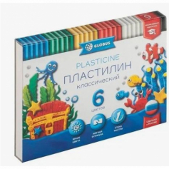 Пластилин 6 цветов Kuromi, 120 гр,