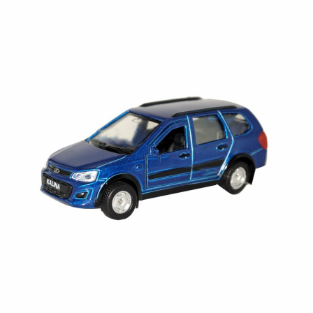 Машина металл Lada kalina cross 12 см, дв, багаж, инерц., кор. Технопар