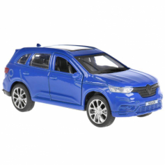 Машина металл RENAULT KOLEOS, длина 12см, открыв. двери, инерц, синий,Технопарк