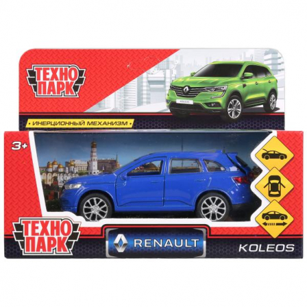 Машина металл RENAULT KOLEOS СПОРТ, длина 12см, открыв. двери, инерц. в кор. Технопарк