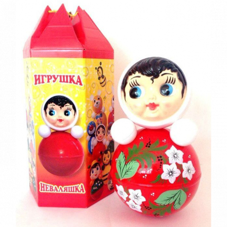 Игрушка-неваляшка 6С-028 расписная ( 40 шт )