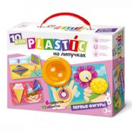 Пластик на липучках "Первые фигуры" 10KOR PLASTIC