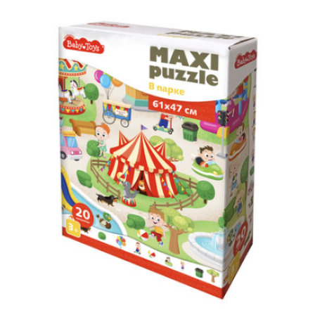 Пазлы MAXI Baby Toys "В парке" 20 эл (поле 61х47см)