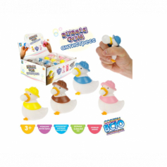 Антистресс Bubble Gum "Уточки" 6,5х6,5х5 см, 4 вида в асс., 12 шт. в д/б