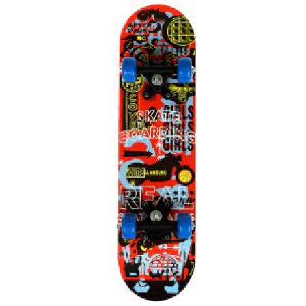 Скейтборд real 60*15 см, пвх колеса