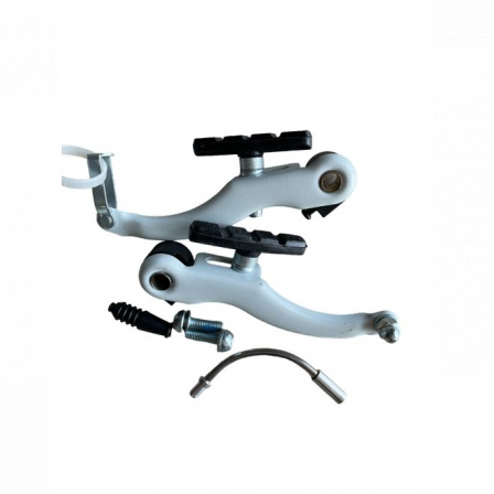 Тормоз v-brake Yinxing YX-C18D, колодки 60мм,сталь) белый