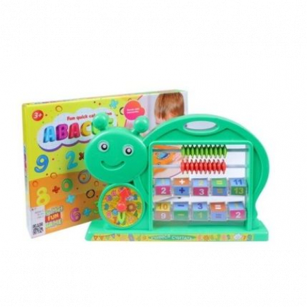 Набор обучающий (игрушечные счеты, часы, цифры), в/к 26,5*4,5*18 см