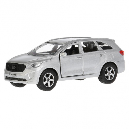 Машина металл KIA Sorento Prime серебристый 12 см, откр.дв., багаж.,Технопарк