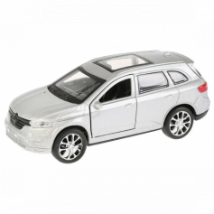 Машина металл RENAULT KOLEOS, 12см, открыв. двери, инерц, серебристый