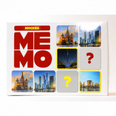 Игра настольная МЕМО "Москва" (50 карточек) (26шт)